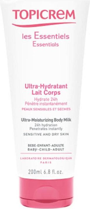 Actual product image Topicrem UH BODY Ultra-Moisturising Body Milk (Body milk, 200 ml)