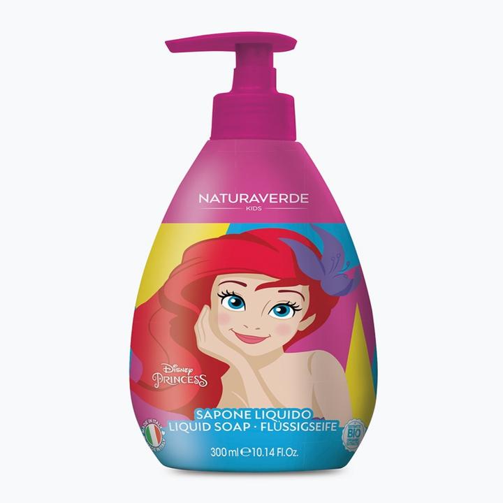 Actual product image Naturaverde Disney Princess liquid soap Ariel 300 (Liquid soap, 300 ml)