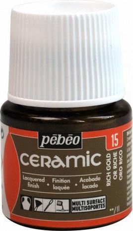 Image du produit Pebeo Couleur pour la Céramique (Or, 45 ml)