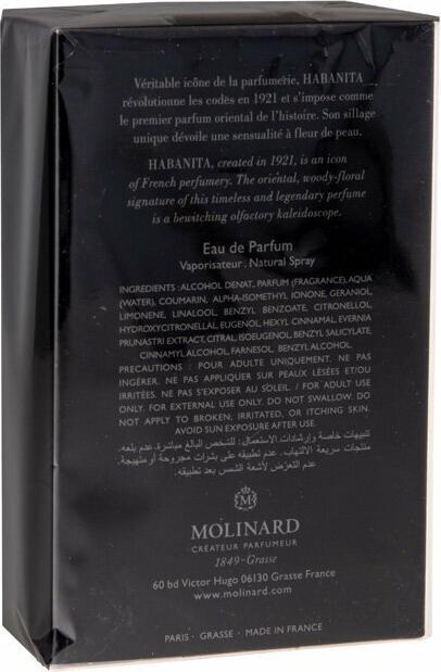 Actual product image Molinard Habanita (Eau de parfum, 75 ml)