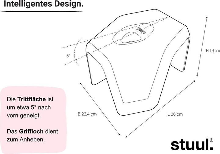 Produktbild Stuul Ocean Toilettenhocker
