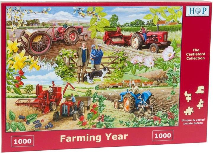 Actual product image The House of Puzzles Puzzle 1000 pieces Farming Year (1000 pieces)