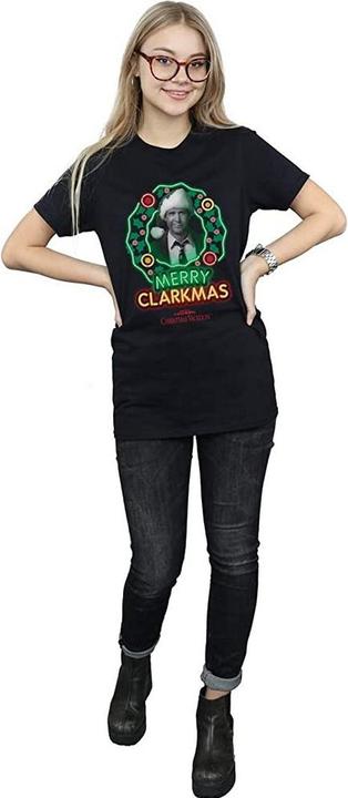 Immagine prodotto National Lampoon´s Vacation Maglietta in cotone Greyscale Clarkmas Donna/Ladies (M)