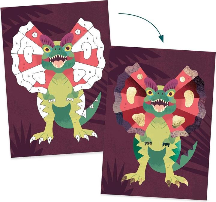 Actual product image Djeco Jurassic slide images