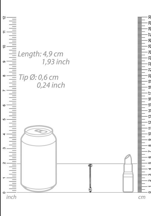 Produktbild Ouch! Urethral Sounding - Metal Plug - 6mm