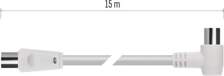 Immagine prodotto Emos Cavo coassiale per antenna, schermato 15m - spina ad angolo retto (Cavi antenna)