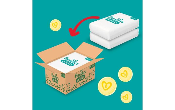 Actual product image Pampers Baby-Dry Pants (Size 4, Monthly box, 180 Piece)