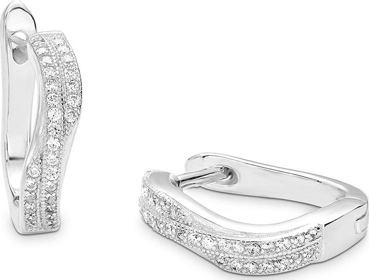 Image du produit Amor Créoles (Zircone, Argent)