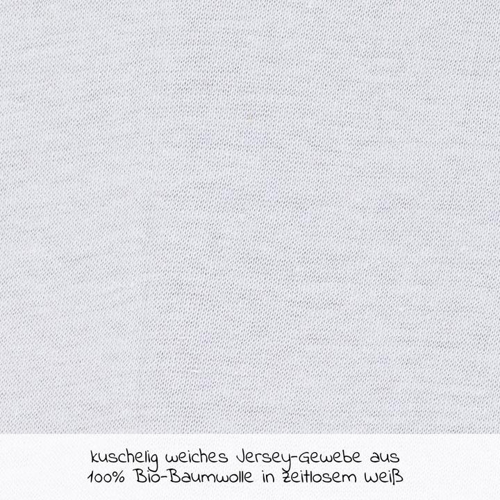Produktbild Alvi Spannbettlaken Spannbetttuch aus Bio-Baumwolle für kleine Matratzen (40 x 90 cm)