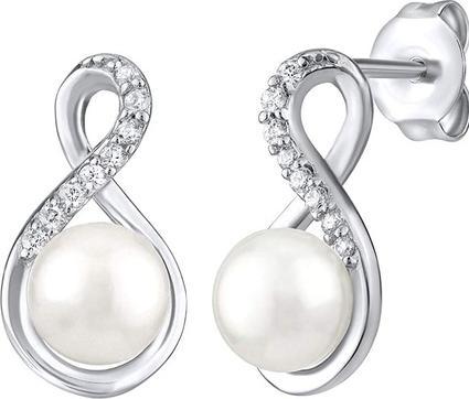 Produktbild Silvego Original silver earrings with real white pearl JST16959E (925er Sterling Silber)