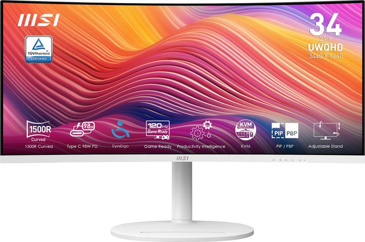 MSI Modern MD342CQPW (3440 x 1440 Pixel, 34")