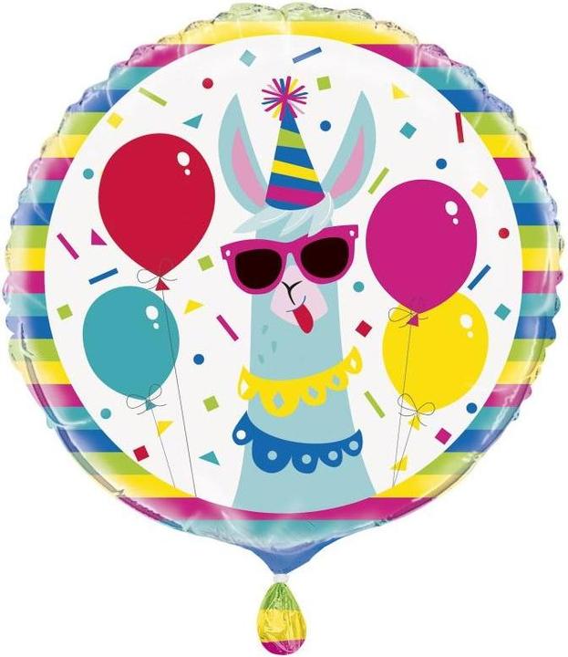 Immagine prodotto Unique Party Palloncino in foil Llama Happy Birthday (1 x)