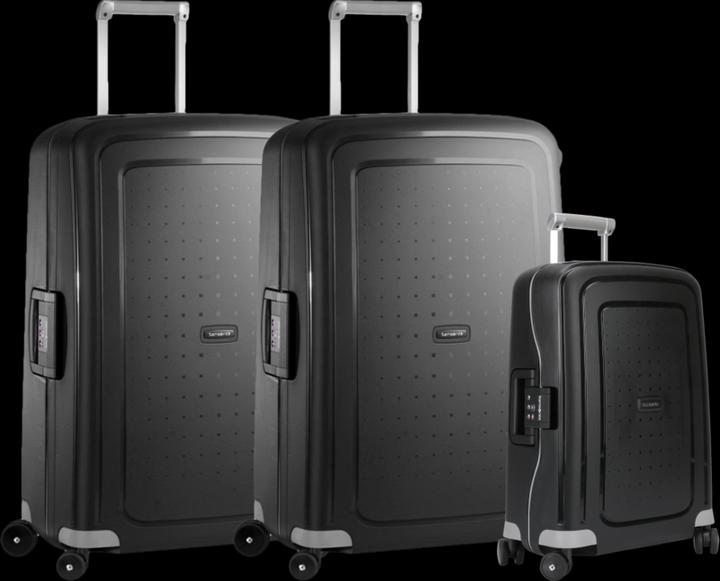 Samsonite S'cure Spinner 75+75+55 cm schwarz (34 l)