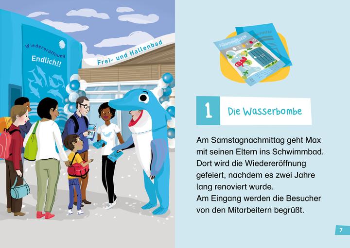 Productafbeelding Der kleine Detektiv - Beutezug im Schwimmbad (Duits, Maud Riemann, Anne Brauner, Emmanuel Trédez, 2019)