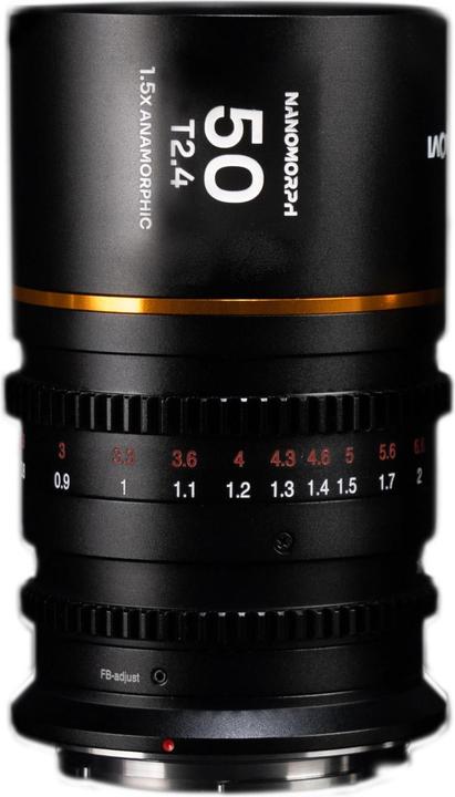 Venus Optic Fixed Focal Length Nano 1.5X 50mm T/2.4 (Amber) - DJI DL (Dji DL Mount)