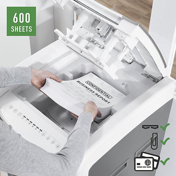 Actual product image Leitz Shredder IQ Autofeed Office Pro 600 P4 (Particle cut)