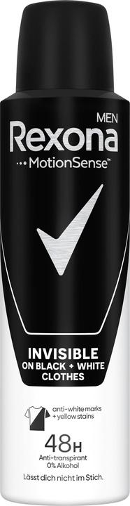 Image du produit Rexona Invisible Black & White (Spray, 150 ml)