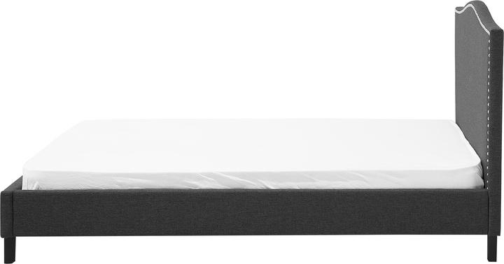 Immagine prodotto Beliani Letto imbottito look lino grigio a doghe 180 x 200 cm MONTPELLIER (180 x 200 cm)