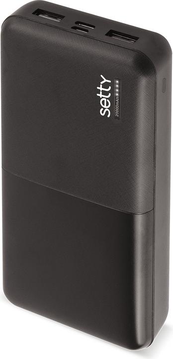 Image du produit Setty Power bank 20000 mAh black R (20000 mAh)