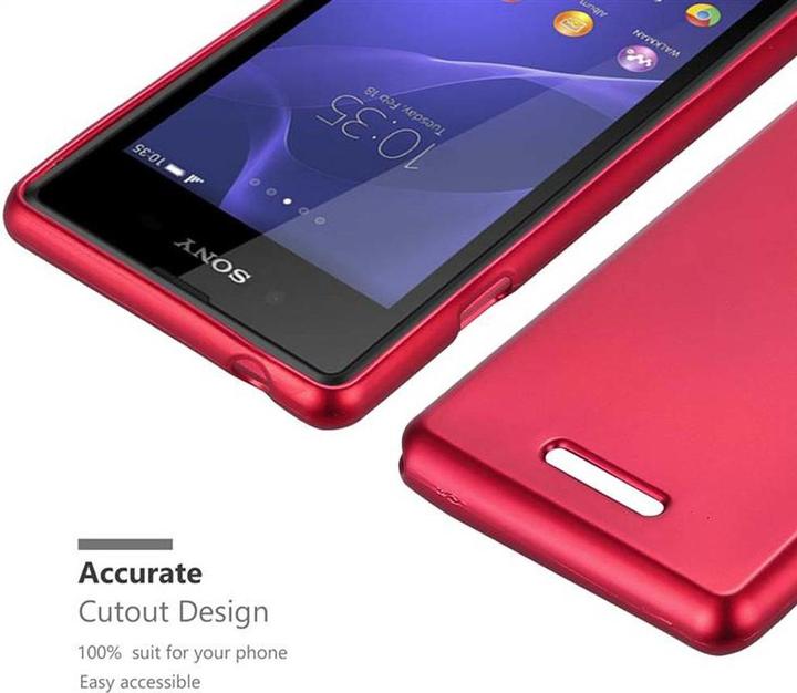 Immagine prodotto Cadorabo Copertura metallica opaca in TPU (Sony Xperia E3)