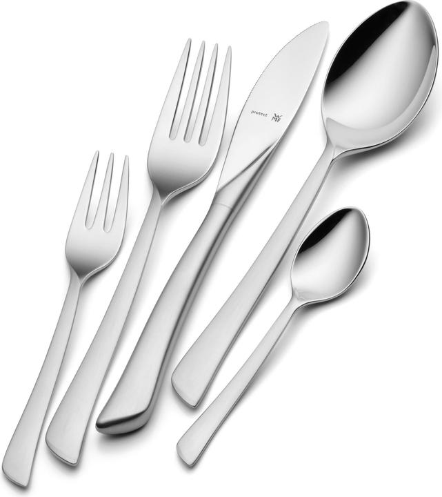 Productafbeelding WMF Bestekset 12 personen Virginia 66st hol handvat roestvrij staal 18/10 mat (66 Stuk, Bestekset)