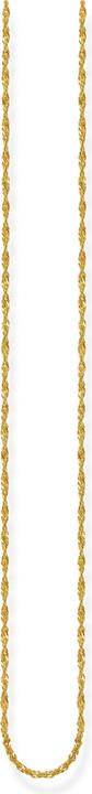 Image du produit Thomas Sabo Chaîne de Singapour longue (Or jaune 750 plaqué or, Argent sterling 925, 40 - 45 cm)