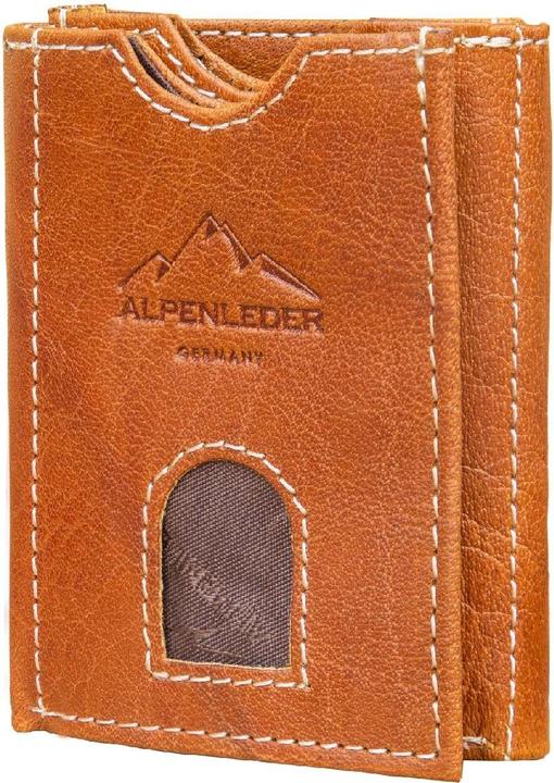 Produktbild Alpenleder Portemonnaie Pocket Cognac