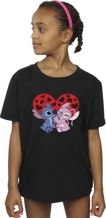 Immagine prodotto Disney Lilo & Stitch Hearts Maglietta Ragazze (152, 158)