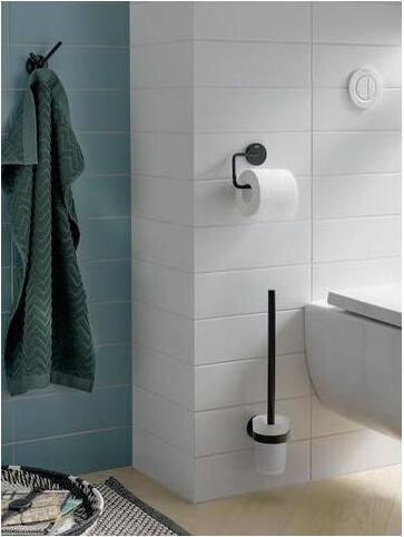 Actual product image Emco ROUND towel rail 600mm chrome 436000160