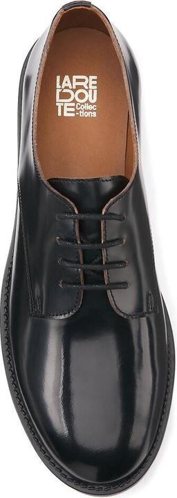 Actual product image La Redoute Collections Leather derbies with thick soles (37)