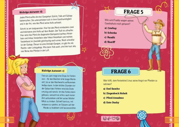 Produktbild Bibi & Tina - Das Quiz für Fans (Deutsch, Svenja Dieken, Schwager & Steinlein Verlag, 2022)