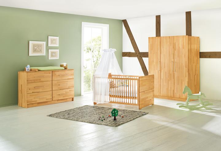 Produktbild Pinolino Natura extrabreit gross (Babybett, Wickelkommode, Kinderkleiderschrank)