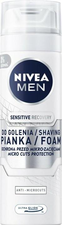Produktbild NIVEA Men Sensitive Recovery pianka do golenia 200ml (200 ml, Rasiercreme)