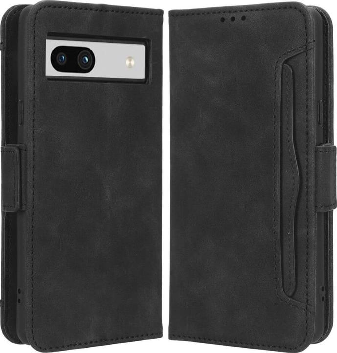 Cover-Discount Google Pixel 7a - Etui mit vielen Kartenfächer schwarz (Google Pixel 7a)