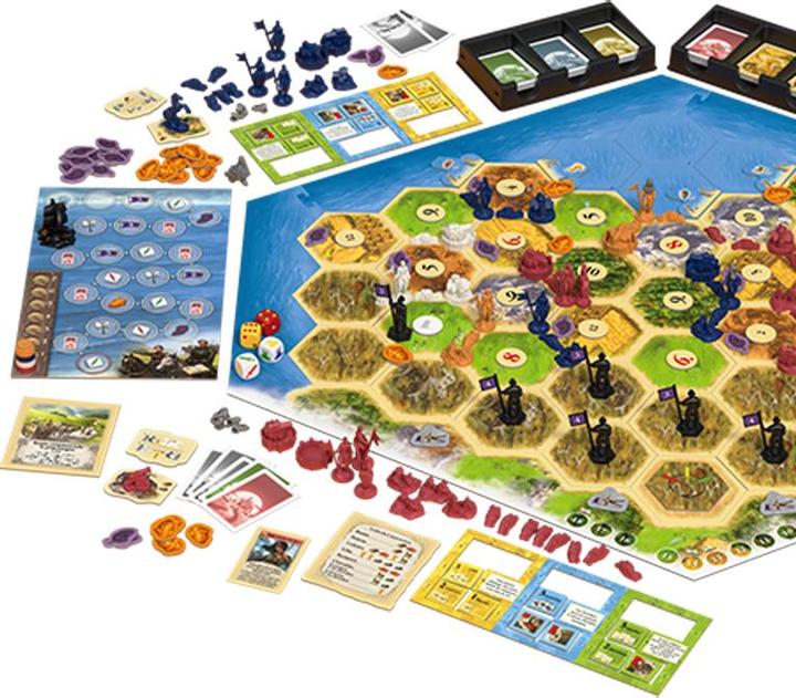 Actual product image Kosmos Family game CATAN La légende des Conquérants (French)