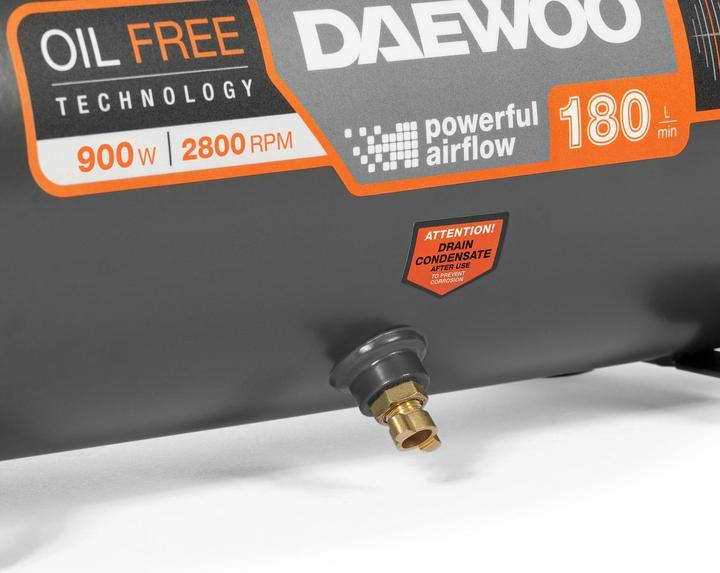 Produktbild Daewoo AIR COMPRESSOR 0.9KW 8L/DAC 180S (8 Bar, 8 l)