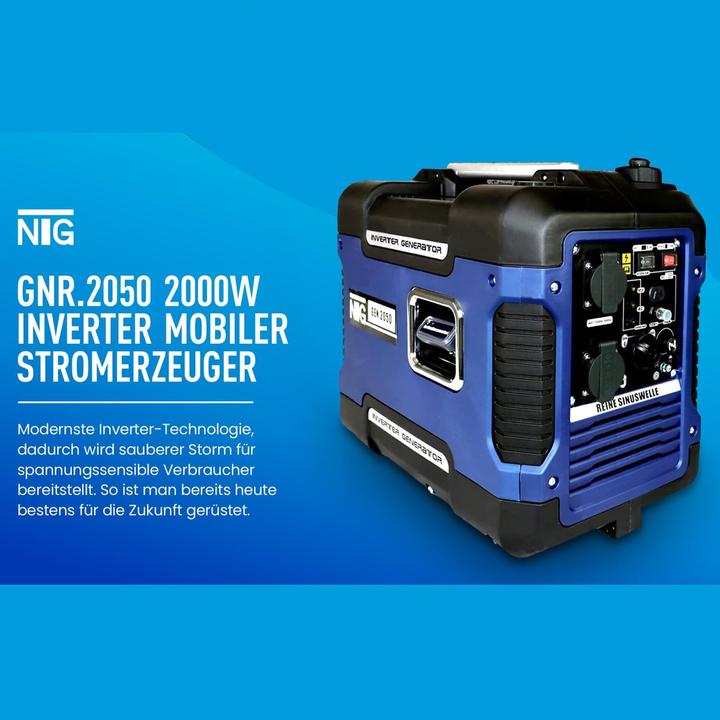 Actual product image NTG GNR.2050 generator set (1700 W, 4 l)