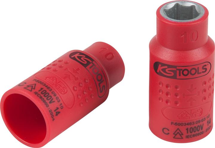 Produktbild KS Tools 3/8" Isolierte Stecknuss (9 mm)