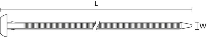 Actual product image HellermannTyton Cable tie black 375 mm x 7.6 mm 250 pieces (Plastic cable ties, 375 mm, 250 pcs.)