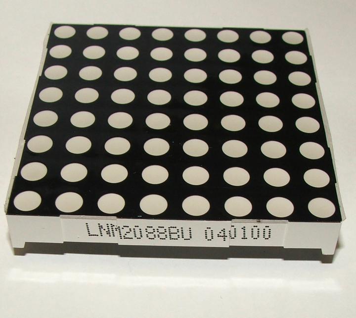 Produktbild OEM Ultra Bright 8x8 LED-Matrix Rot 6x6cm