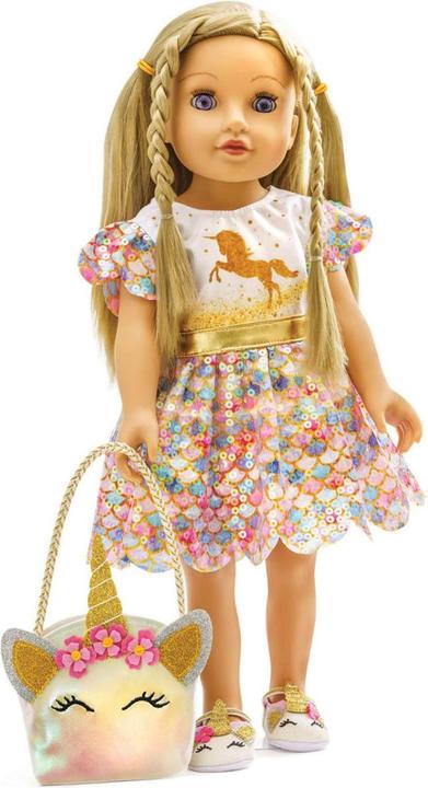 Actual product image Heless Pu bag unicorn, size 35-45 cm