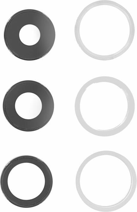 Immagine prodotto OEM Obiettivo della fotocamera posteriore per iPhone 13 Pro - argento (iPhone 13 Pro, iPhone 13 Pro Max)
