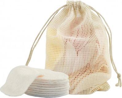 Ecarla Wiederverwendbare Bambus-Makeup-Entferner-Pads Ak01 - 6 Stück