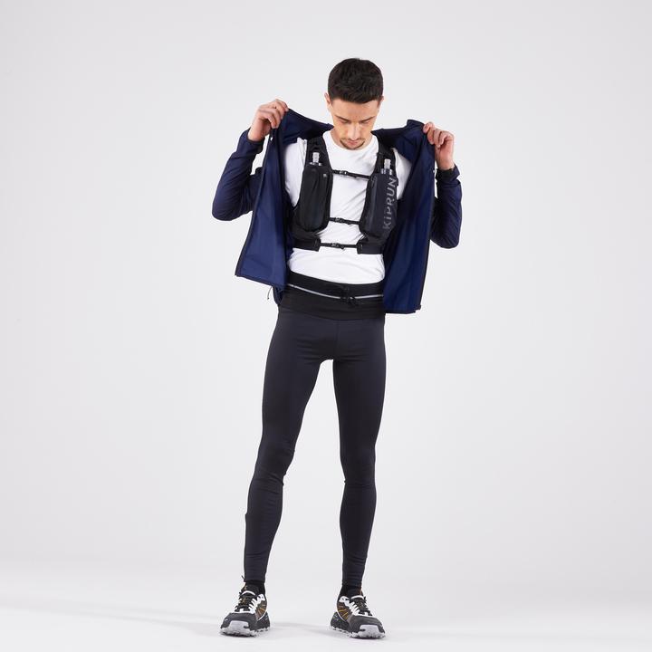 Actual product image Kiprun Running jacket trail running men windproof - Run 900 Wind blue (L)