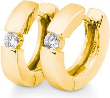 Produktbild Breuning Creolen - BRILL. 0,20 Ct. H/si (750/18 K Gold)
