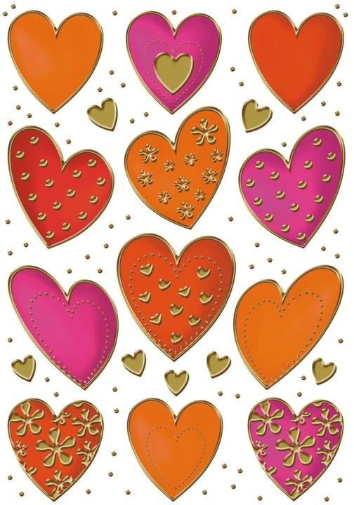 Actual product image HERMA Sticker hearts