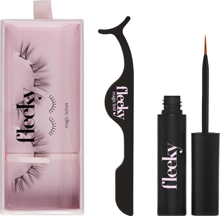 Fleeky Magic Lashes Kit Passion - Kunstwimpern mit Kleber & Applikator (Künstliche Wimpern)