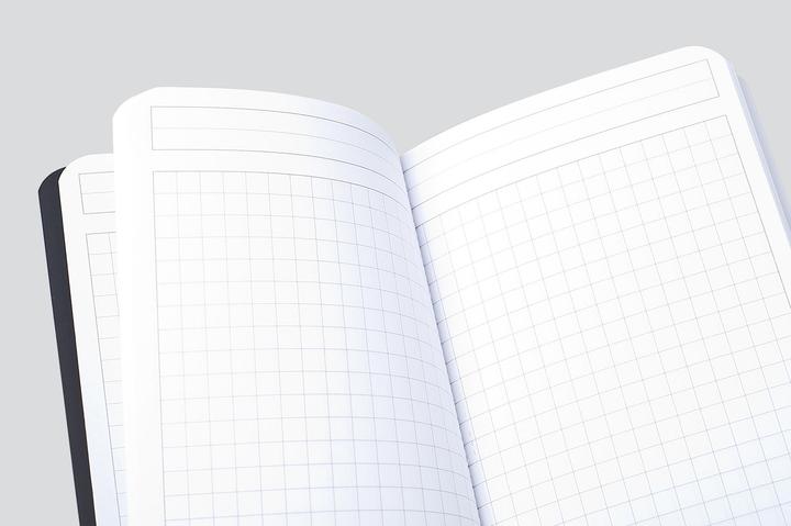 Actual product image Rhodia Unlimited (9 x 14 cm, Checked, Hardcover)