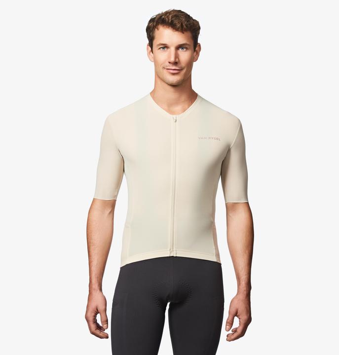 Actual product image Van rysel Radtrikot kurzarm Sommer Rennrad EDR Ultra beige (S)