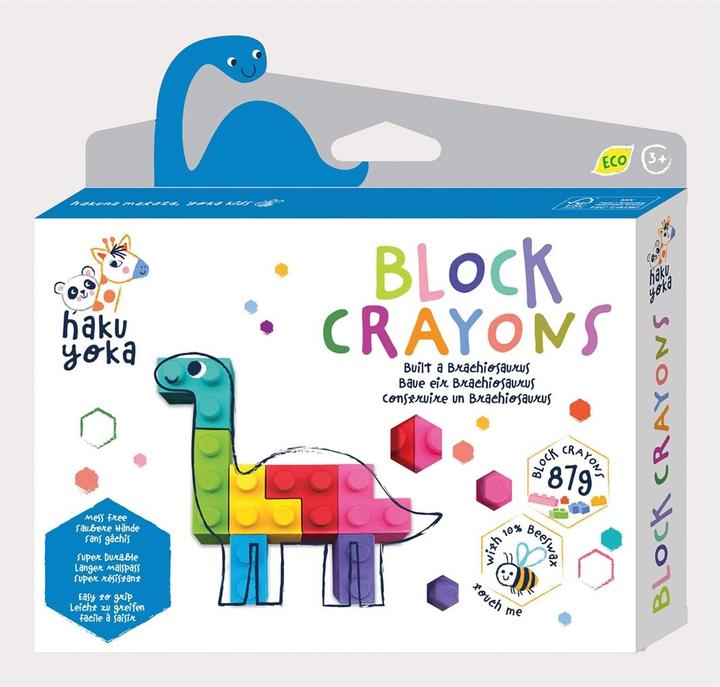 Produktbild Magni Block-Wachsmalkreiden Brachiosaurus (Mehrfarbig)